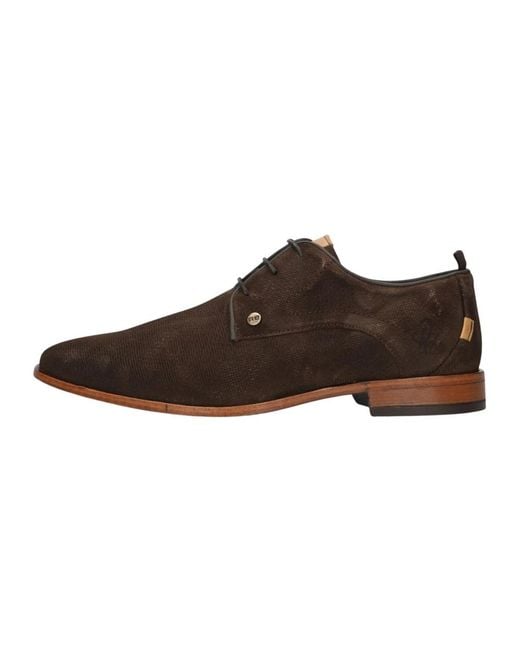 Rehab Schoenen ,Bruin ,Greg Wall Veterschoenen in het Brown voor heren