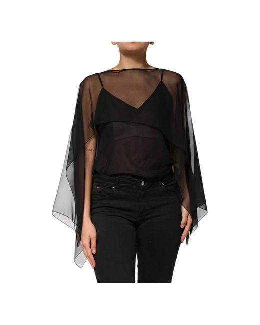 Dolce & Gabbana Black Blouses