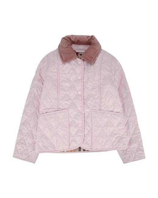 Burberry Pink Light Jackets