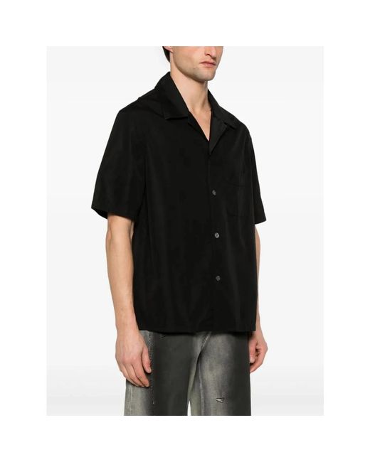 Our Legacy Poplin Camp Collar Hemd in Black für Herren