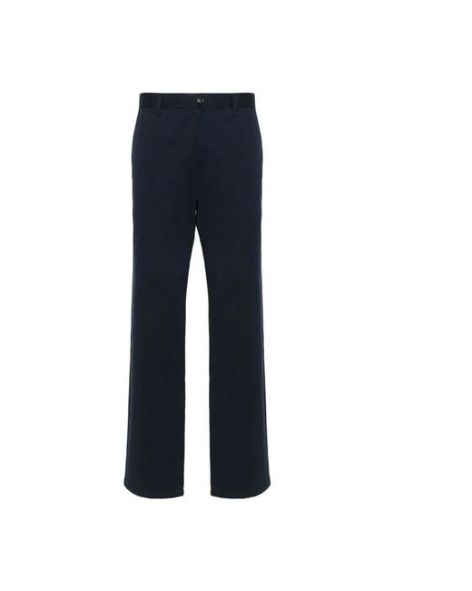 A.P.C. Blue Wide Trousers for men