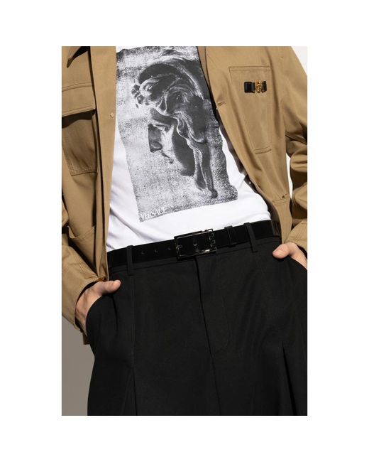 Belts di Versace in Black da Uomo