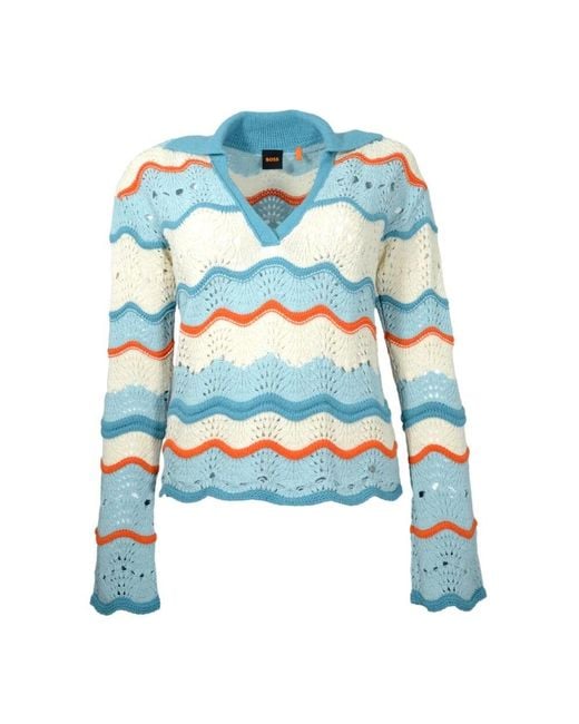 Boss Blue Cardigans