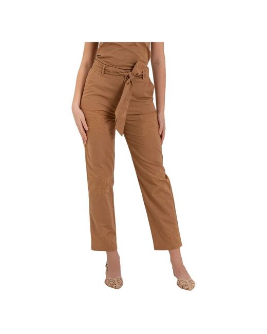 Kocca Brown Straight Trousers