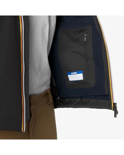 K-Way Jacko Bonded Jacket in het Black voor heren