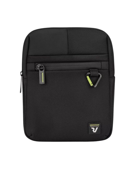Roncato Black Cross Body Messenger for men
