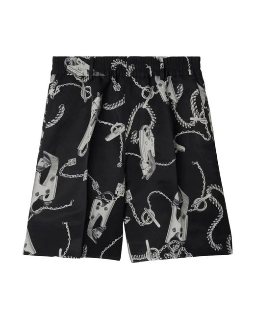 Shorts > short shorts Burberry en coloris Black