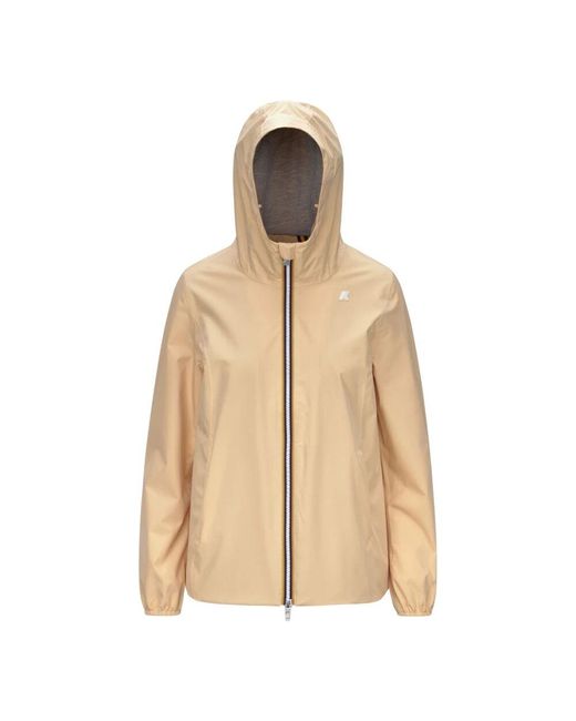 K-Way Natural Wasserdichte Stretch-Polyester-Kurzjacke