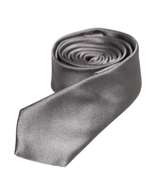 Ties di Dolce & Gabbana in Gray da Uomo