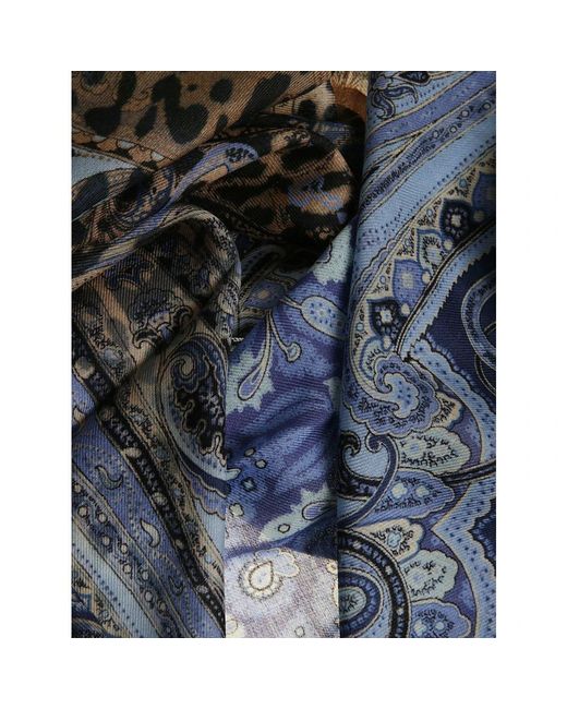 Etro Green Winter Scarves for men