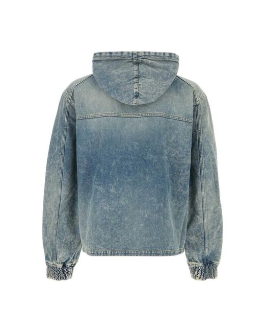 1989 STUDIO Blue Zip-Throughs for men
