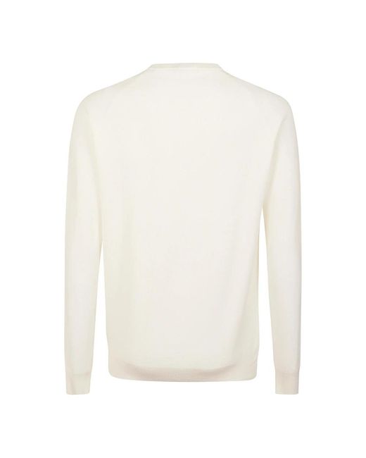 Aspesi Round-Neck Knitwear in het White voor heren