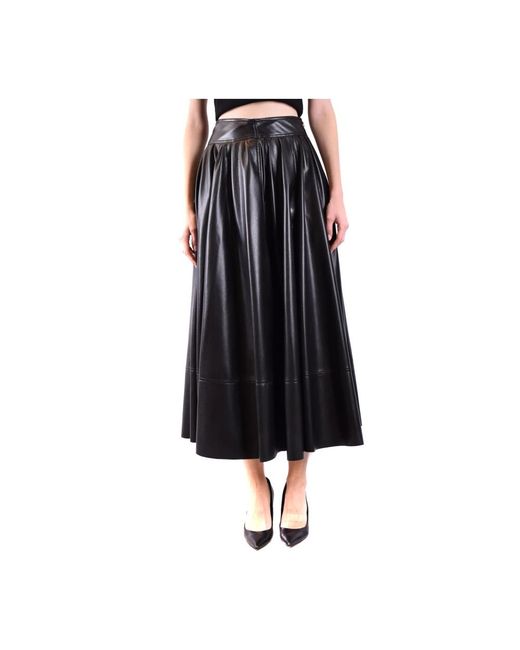Philosophy Di Lorenzo Serafini Black Midi Skirts