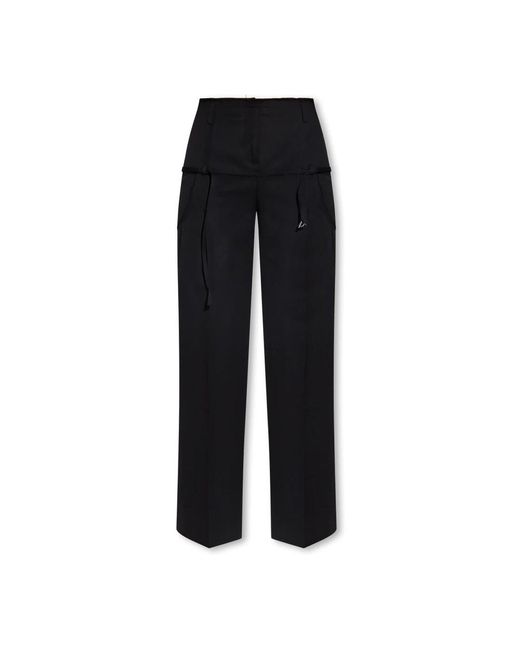 Jacquemus Black Straight Trousers