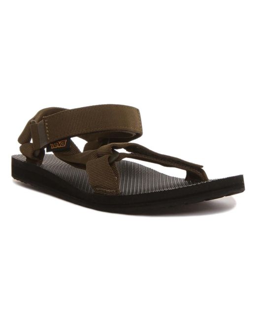 Teva Brown Flat Sandals for men
