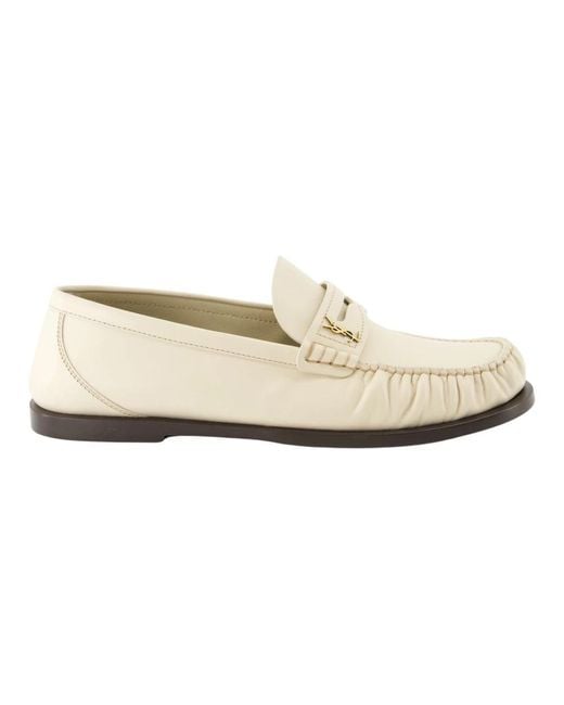 Saint Laurent Loafers in het White