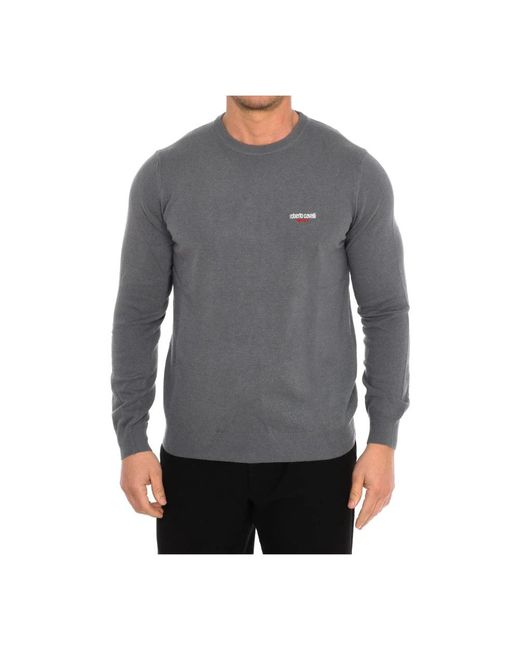 Roberto Cavalli Sweatshirts in Gray für Herren