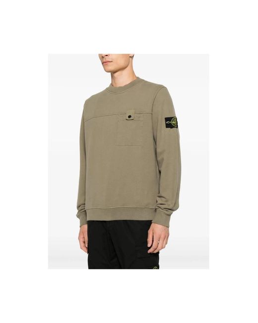 Stone Island Green Sweatshirts for men