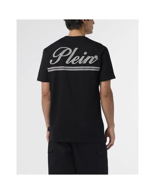 Philipp Plein Black T-Shirts for men
