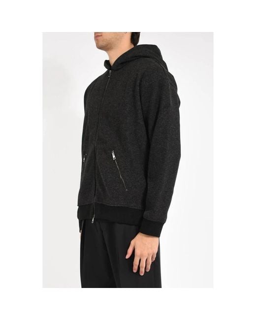 Hoodies Daniele Alessandrini pour homme en coloris Black