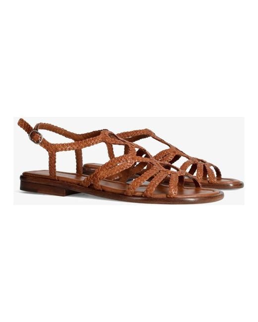 Pons Quintana Brown Flat Sandals
