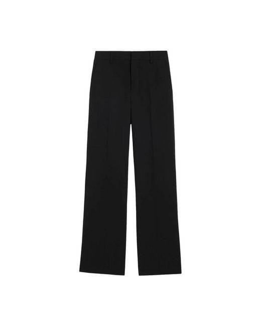 AMI Black Wide Trousers