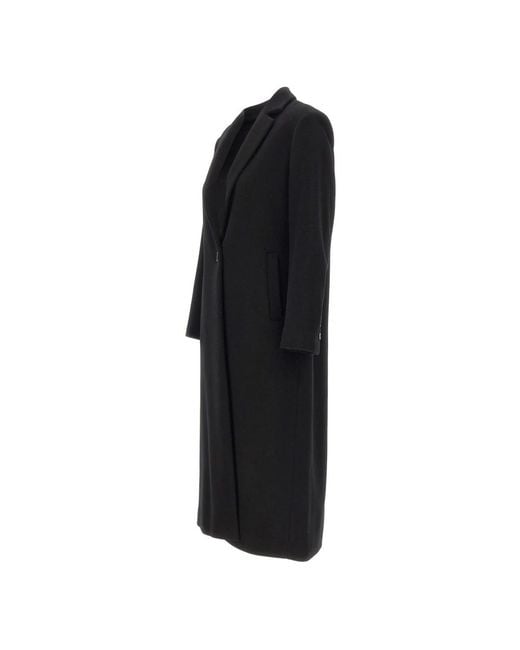 Marella Black Single-Breasted Coats