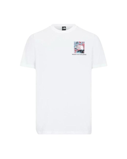 The North Face Kurzarm Bedruckte T-Shirts in White für Herren