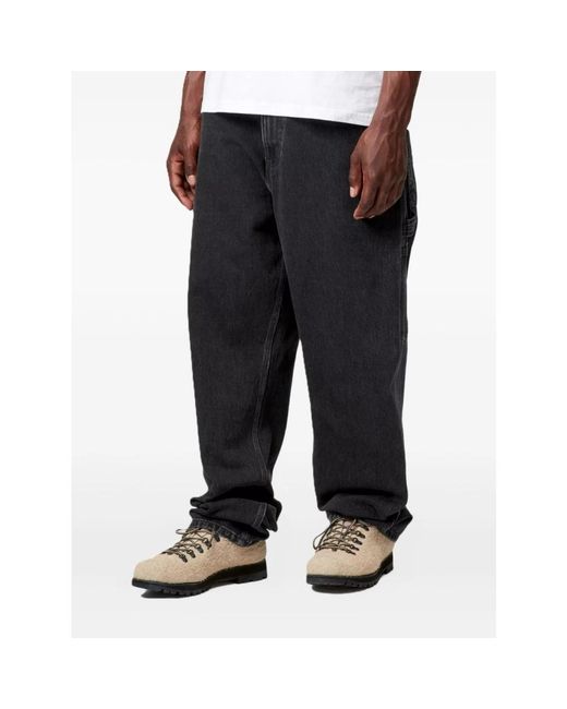 Carhartt Black Loose Fit Jeans for men
