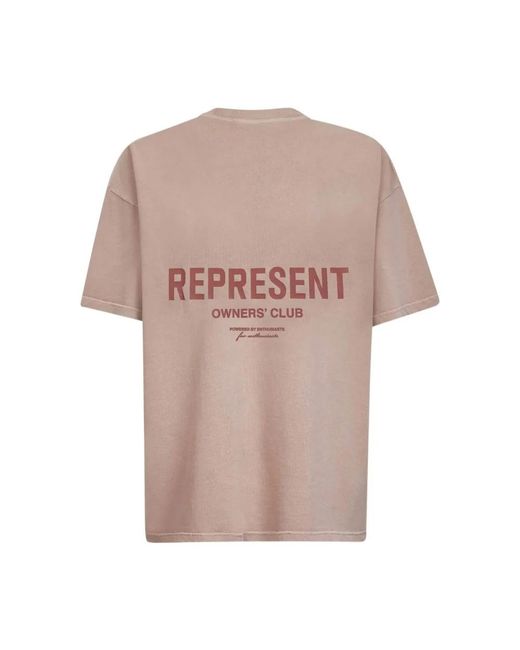 T-Shirts Represent de hombre de color Pink