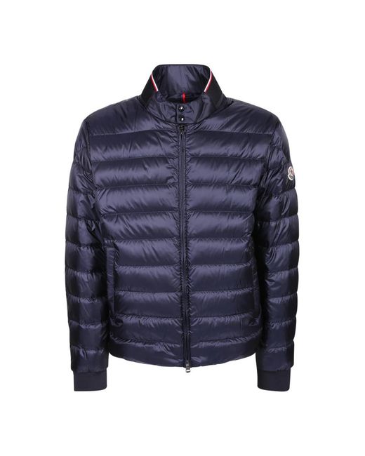 Moncler Rigel Korte Donsjas in het Blue voor heren