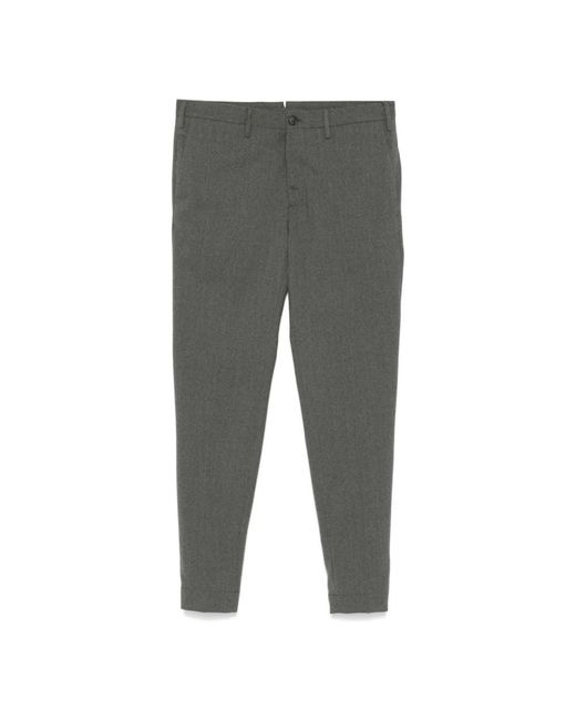 Incotex Gray Suit Trousers for men