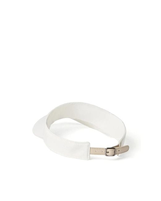 Brunello Cucinelli White Caps