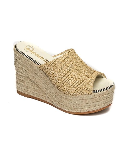 Wedges Espadrilles en coloris Natural