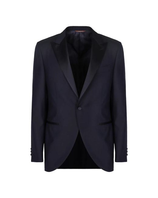 Single Breasted Suits Canali de hombre de color Blue