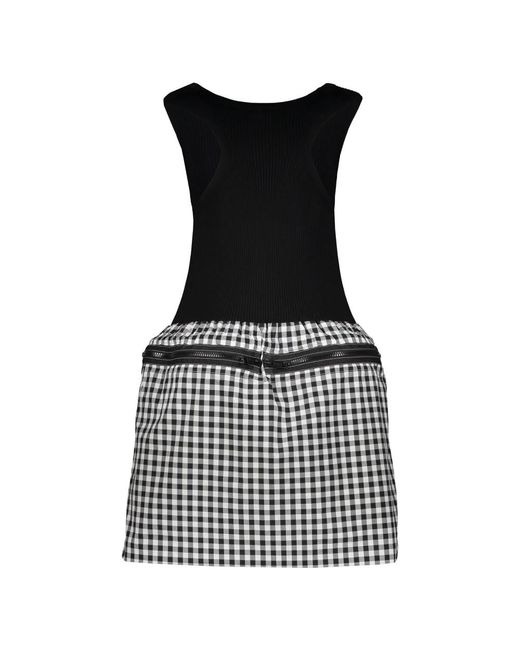 Short Dresses Burberry de color Black