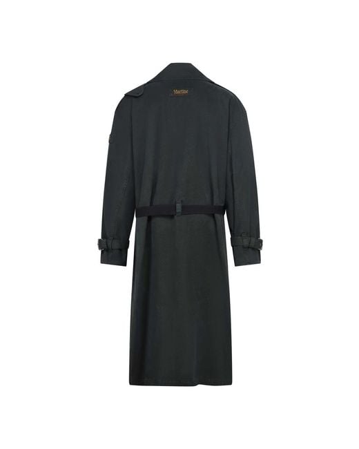 Martine Rose Oversized Trenchcoat in het Black voor heren