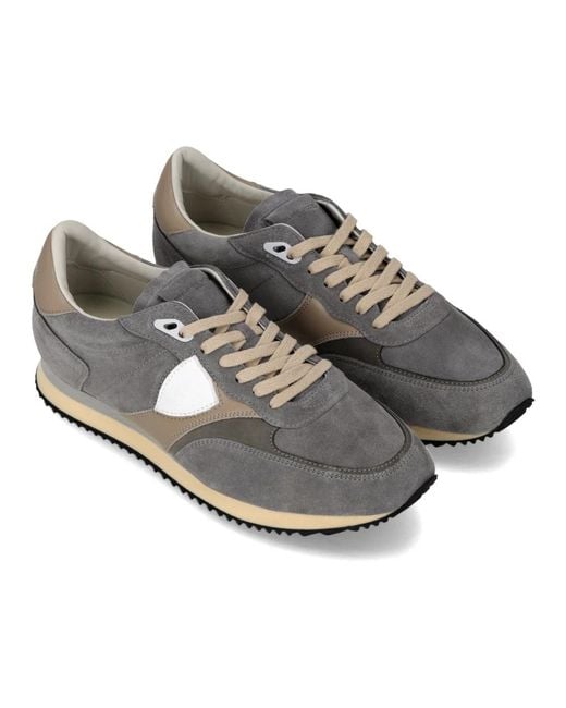 Philippe Model Gray Sneakers for men