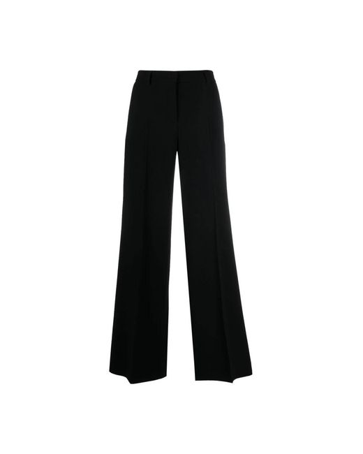 Alberto Biani Black Wide Trousers