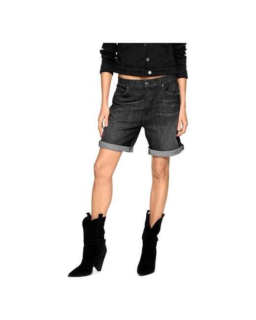 Shorts > denim shorts Dondup en coloris Black