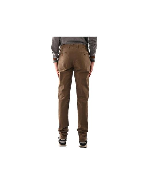 Harmont & Blaine Broeken ,Bruin ,Katoen Chinos in het Brown voor heren