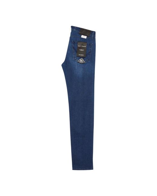 Roy Rogers Denim hose elite weich elastisch in Blue für Herren