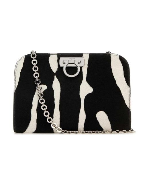 Ferragamo Black Cross Body Bags
