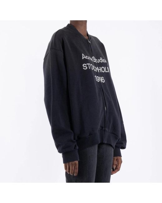 Acne Blue Zip-Throughs