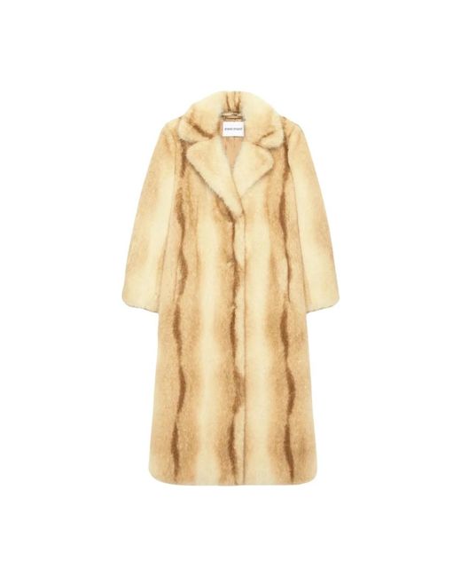 Single-Breasted Coats Stand Studio de color Natural