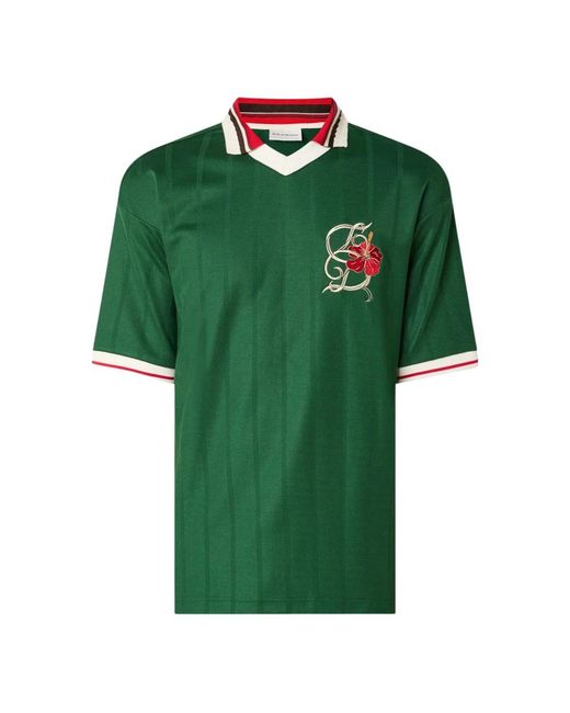Drole de Monsieur Green Polo Shirts for men