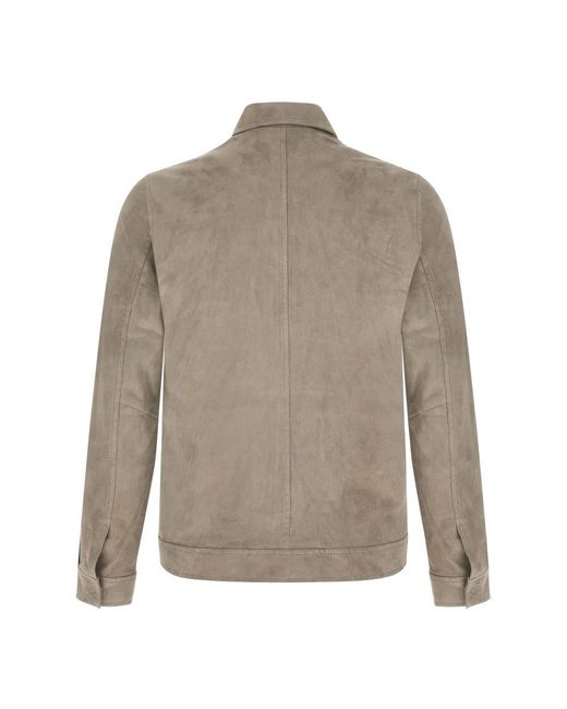 Leather Jackets Giorgio Brato pour homme en coloris Gray