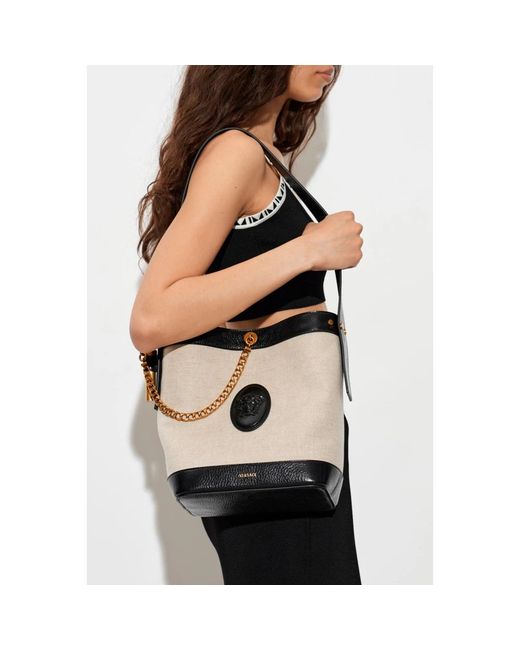 Shoulder Bags di Versace in Black