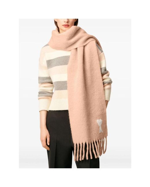 Winter Scarves di AMI in Natural