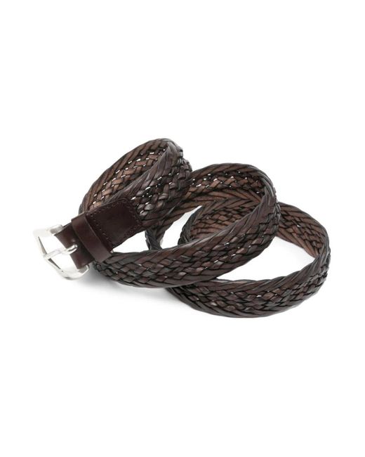 Orciani Black Belts for men